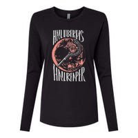 Hail Libertas Hail Reaper Red Howler Womens Cotton Relaxed Long Sleeve T-Shirt