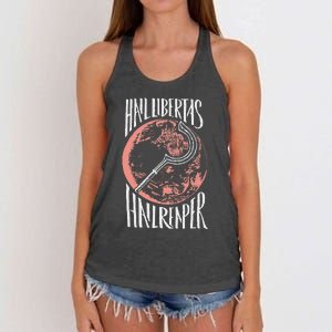 Hail Libertas Hail Reaper Red Howler Women's Knotted Racerback Tank