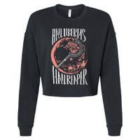 Hail Libertas Hail Reaper Red Howler Cropped Pullover Crew