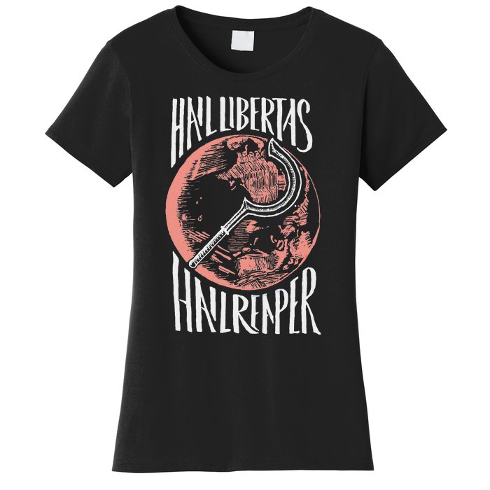 Hail Libertas Hail Reaper Red Howler Women's T-Shirt