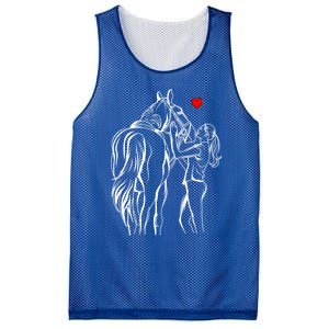 Horse Lover Horseback Riding Cute Gift Mesh Reversible Basketball Jersey Tank