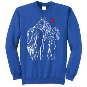 Horse Lover Horseback Riding Cute Gift Tall Sweatshirt