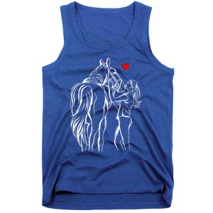 Horse Lover Horseback Riding Cute Gift Tank Top