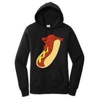 Hotdog Lover Hotdog Dachshund Hot Dog Women's Pullover Hoodie