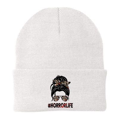 Horror Life Halloween Lover Hair Bun Beanie