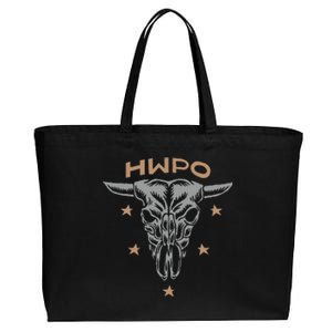 HWPO Legacy Hwpo Cowboys Cow Western Country Southern Cotton Canvas Jumbo Tote