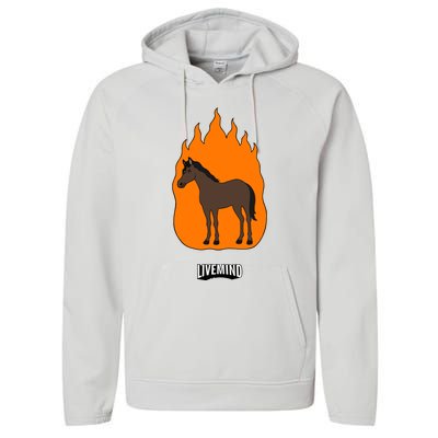 Hivemindtv Livemind Horse Performance Fleece Hoodie