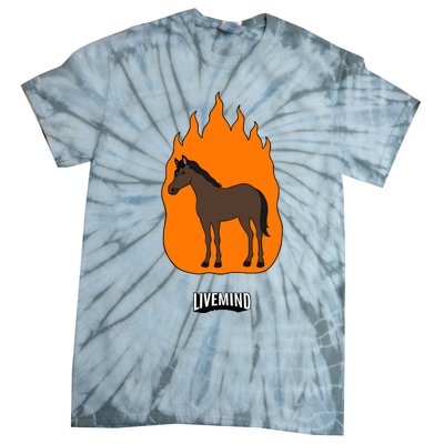 Hivemindtv Livemind Horse Tie-Dye T-Shirt