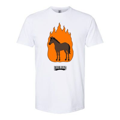 Hivemindtv Livemind Horse Softstyle CVC T-Shirt