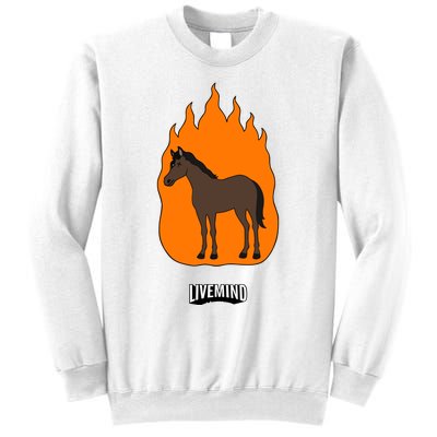 Hivemindtv Livemind Horse Sweatshirt