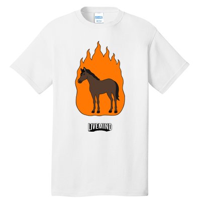 Hivemindtv Livemind Horse Tall T-Shirt