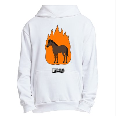 Hivemindtv Livemind Horse Urban Pullover Hoodie