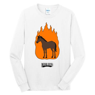 Hivemindtv Livemind Horse Tall Long Sleeve T-Shirt