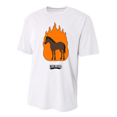 Hivemindtv Livemind Horse Performance Sprint T-Shirt