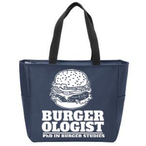 Hamburger Lover Zip Tote Bag