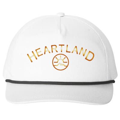 Heartland Logo Snapback Five-Panel Rope Hat