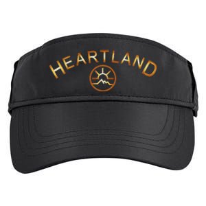 Heartland Logo Adult Drive Performance Visor