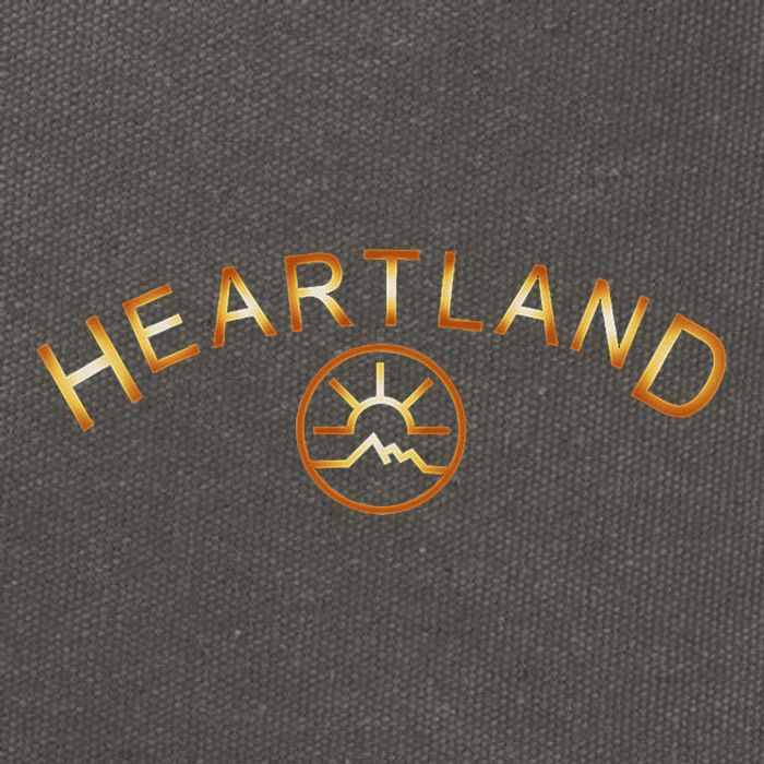 Heartland Logo Cotton Canvas Backpack