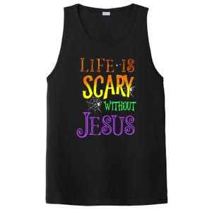 Halloween Life Is Scary Without Jesus Costume Gift PosiCharge Competitor Tank