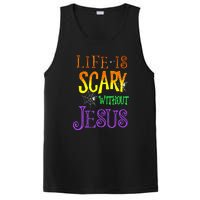 Halloween Life Is Scary Without Jesus Costume Gift PosiCharge Competitor Tank