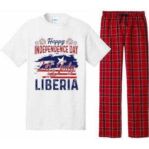 Happy Liberia Independence Day Liberia Liberian Flag Pajama Set