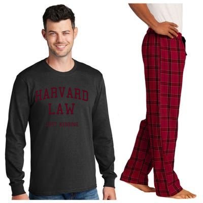 Harvard Law Just Kidding Long Sleeve Pajama Set