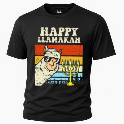 Happy Llamakah Jewish Llama Funny Hanukkah Pajamas Chanukah  Performance Shirt