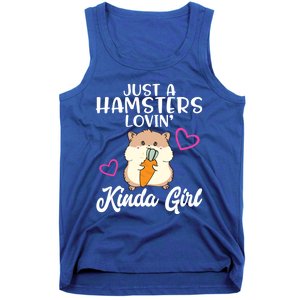 Hamster Lover Just A Hamsters Lovin' Kinda Girl Hamster Funny Gift Tank Top