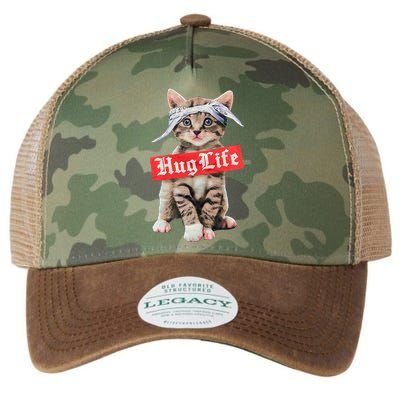 Hug Life Kitty Cat Hug Kitten Legacy Tie Dye Trucker Hat