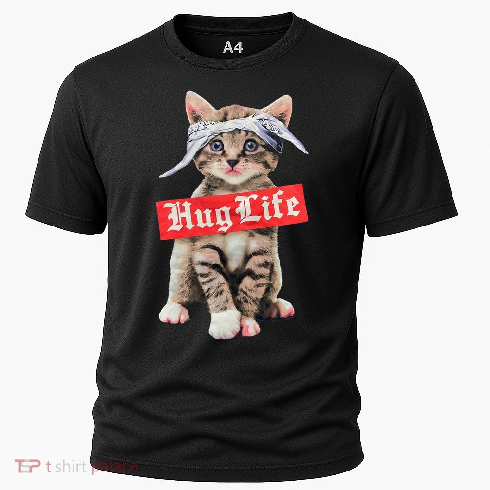 Hug Life Kitty Cat Hug Kitten Performance Shirt