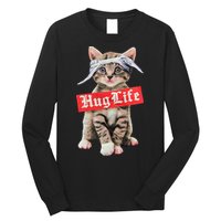 Hug Life Kitty Cat Hug Kitten Long Sleeve Shirt