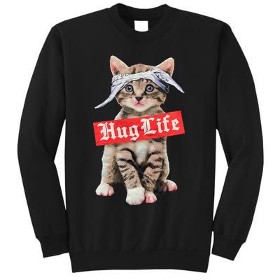 Hug Life Kitty Cat Hug Kitten Sweatshirt