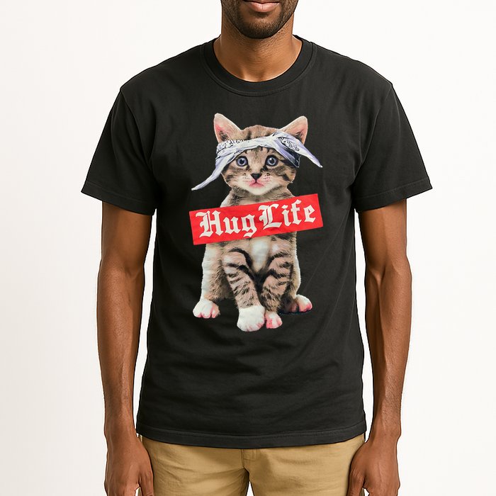 Hug Life Kitty Cat Hug Kitten Tall T-Shirt