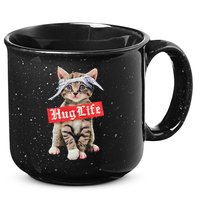 Hug Life Kitty Cat Hug Kitten 15oz Campfire Ceramic Mug
