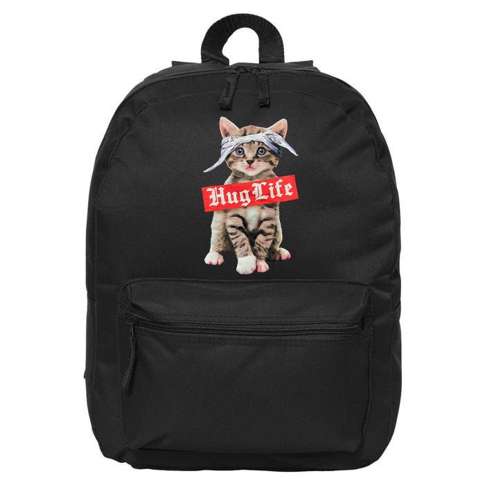 Hug Life Kitty Cat Hug Kitten 16 in Basic Backpack