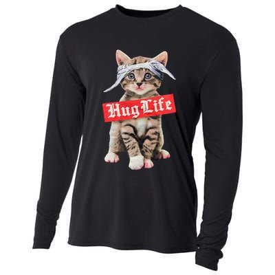 Hug Life Kitty Cat Hug Kitten Cooling Performance Long Sleeve Crew