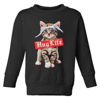 Hug Life Kitty Cat Hug Kitten Toddler Sweatshirt
