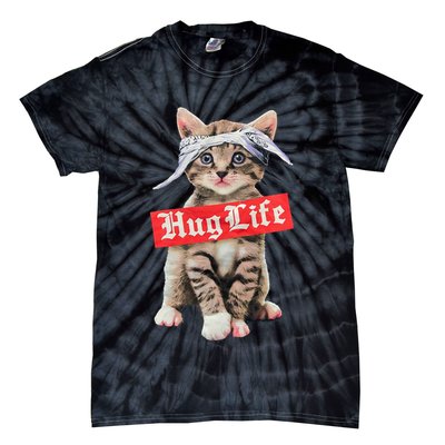 Hug Life Kitty Cat Hug Kitten Tie-Dye T-Shirt