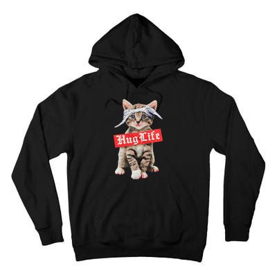 Hug Life Kitty Cat Hug Kitten Tall Hoodie