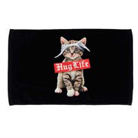 Hug Life Kitty Cat Hug Kitten Microfiber Hand Towel