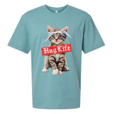 Hug Life Kitty Cat Hug Kitten Sueded Cloud Jersey T-Shirt
