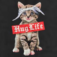 Hug Life Kitty Cat Hug Kitten Cool Comfort Performance Bucket Hat