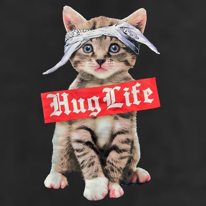 Hug Life Kitty Cat Hug Kitten Cool Comfort Performance Bucket Hat