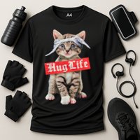 Hug Life Kitty Cat Hug Kitten Cooling Performance Crew T-Shirt