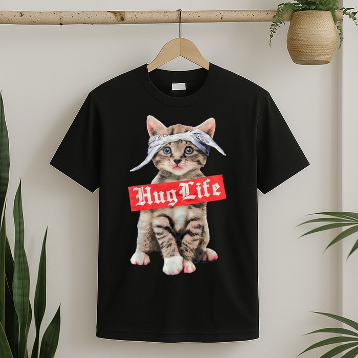 Hug Life Kitty Cat Hug Kitten T-Shirt