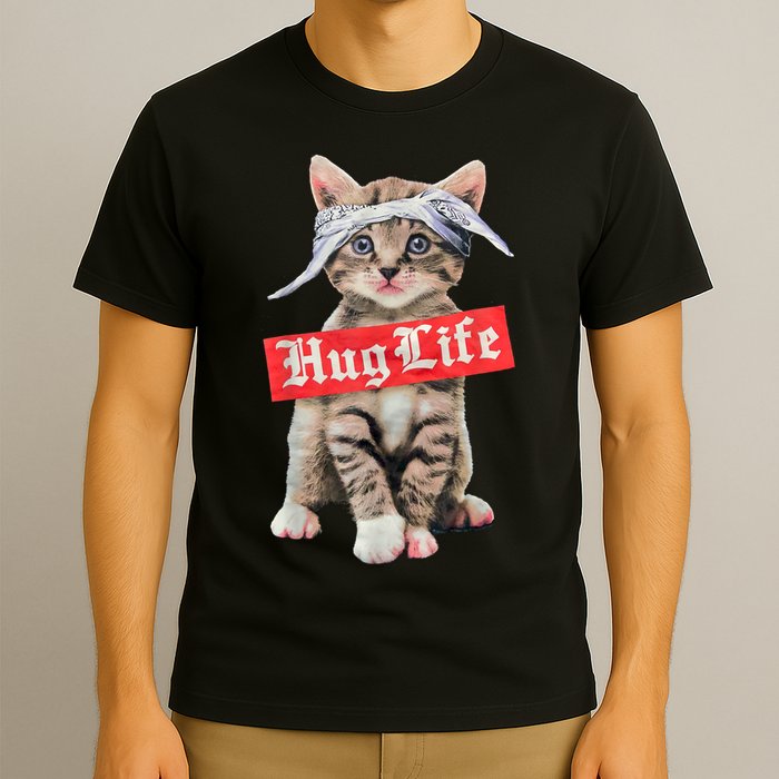 Hug Life Kitty Cat Hug Kitten T-Shirt
