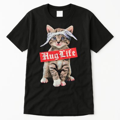Hug Life Kitty Cat Hug Kitten Tall T-Shirt