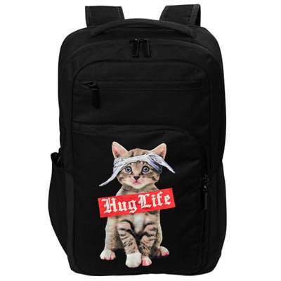 Hug Life Kitty Cat Hug Kitten Impact Tech Backpack