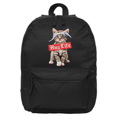 Hug Life Kitty Cat Hug Kitten 16 in Basic Backpack