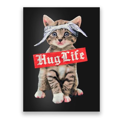 Hug Life Kitty Cat Hug Kitten Poster